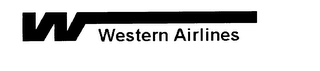 W WESTERN AIRLINES logo