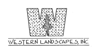W WESTERN LANDSCAPES, INC. logo