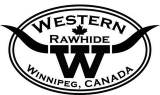 W WESTERN RAWHIDE WINNIPEG, CANADA logo
