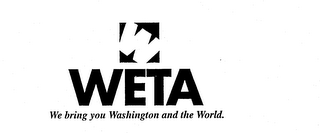 W WETA WE BRING YOU WASHINGTON AND THE WORLD. logo