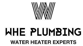 W WHE PLUMBING WATER HEATER EXPERTS logo