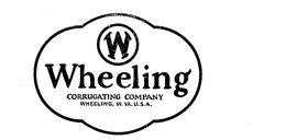 W WHEELING CORRUGATING COMPANY WHEELING, W. VA. U.S.A. logo