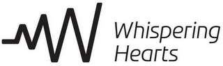 W WHISPERING HEARTS logo