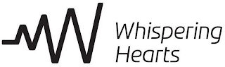 W WHISPERING HEARTS logo