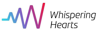 W WHISPERING HEARTS logo