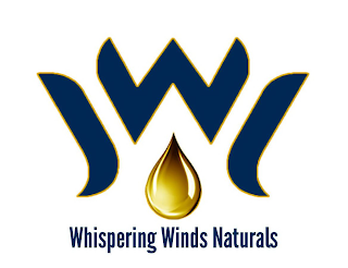 W WHISPERING WINDS NATURALS logo