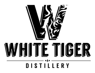 W WHITE TIGER DISTILLERY logo