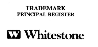 W WHITESTONE logo