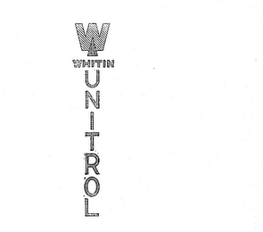 W WHITIN UNITROL logo