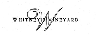 W WHITNEY'S VINEYARD logo