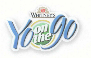 W WHITNEY'S YO ON THE GO logo