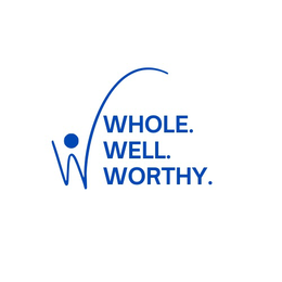 W WHOLE. WELL. WORTHY. logo