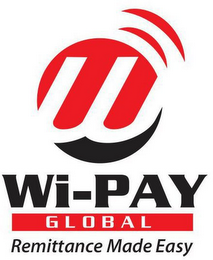 W WI-PAY GLOBAL REMITTANCE MADE EASY logo