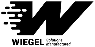 W WIEGEL SOLUTIONS MANUFACTURED logo