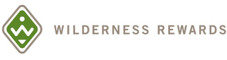 W WILDERNESS REWARDS logo