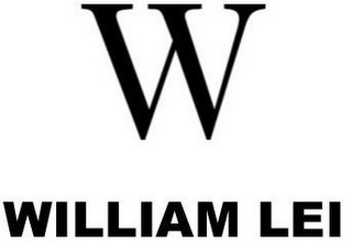 W WILLIAM LEI logo