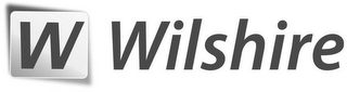 W WILSHIRE logo