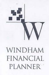 W WINDHAM FINANCIAL PLANNER logo