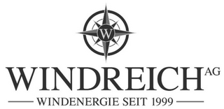 W WINDREICH AG WINDENERGIE SEIT 1999 logo