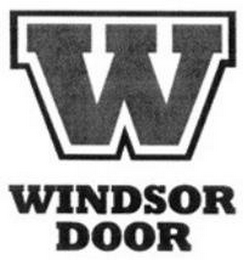 W WINDSOR DOOR logo
