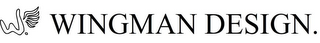 W WINGMAN DESIGN. logo