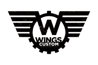 W WINGS CUSTOM logo