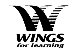 W WINGS FOR LEARNING logo