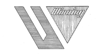 W WINNING logo