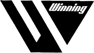 W WINNING logo