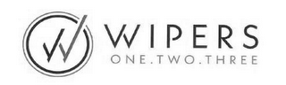 W WIPERS ONE.TWO.THREE logo