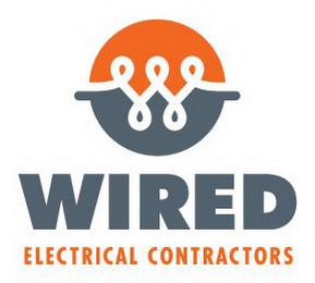W WIRED ELECTRICAL CONTRACTORS logo