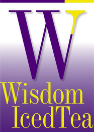 W WISDOM ICEDTEA logo