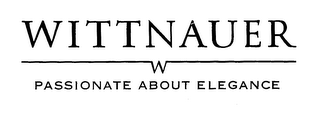W WITTNAUER PASSIONATE ABOUT ELEGANCE logo