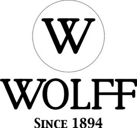W WOLFF SINCE 1894 logo