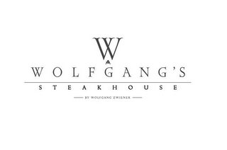 W WOLFGANG'S STEAKHOUSE BY WOLFGANG ZWIENER logo