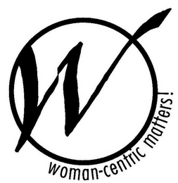 W WOMAN-CENTRIC MATTERS! logo