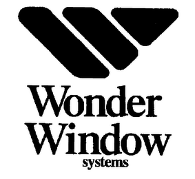 W WONDER WINDOW SYSTEMS logo