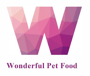 W WONDERFUL PET FOOD logo