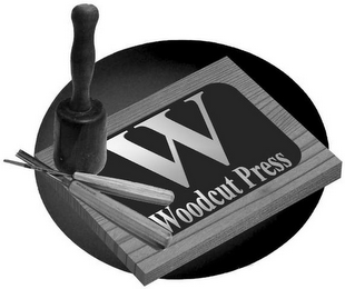 W WOODCUT PRESS logo