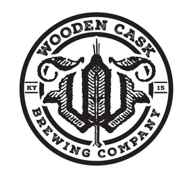 W WOODEN CASK BREWING COMPANY KY 15 logo