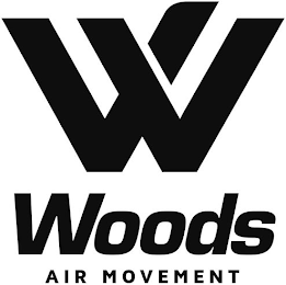 W WOODS AIR MOVEMENT logo