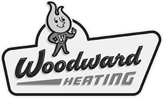 W WOODWARD HEATING logo