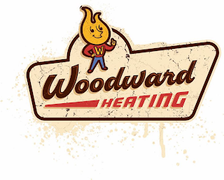 W WOODWARD HEATING logo