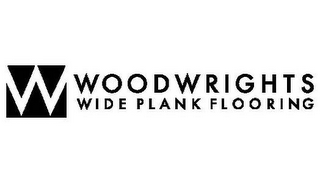 W WOODWRIGHTS WIDE PLANK FLOORING logo
