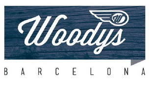 W WOODYS BARCELONA logo