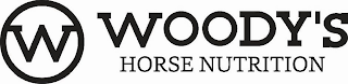 W WOODY'S HORSE NUTRITION logo