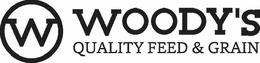 W WOODY'S QUALITY FEED & GRAIN logo