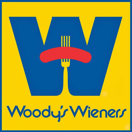 W WOODY'S WIENERS logo
