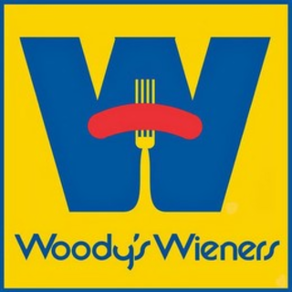 W WOODY'S WIENERS logo