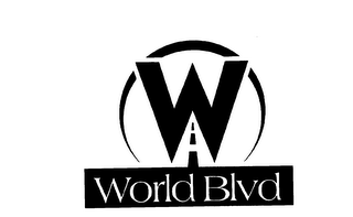 W WORLD BLVD logo
